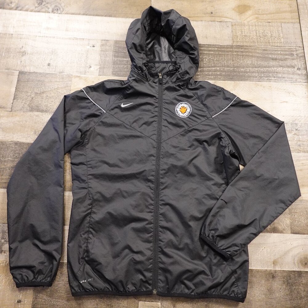 Nike Storm-FIT Hooded Jacket Men’s Medium‎ Black Windbreaker Athletic